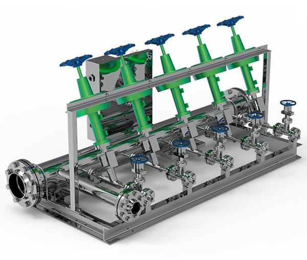 Steam pipeline function module